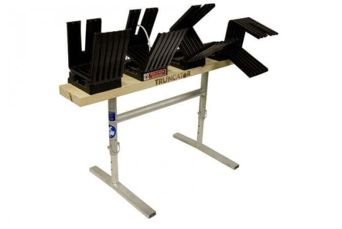 Truncator 4Fold multilog sawhorse logging bench Tipping