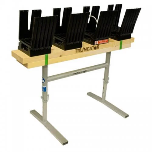 Truncator Multi 4 Fold logging saw bench