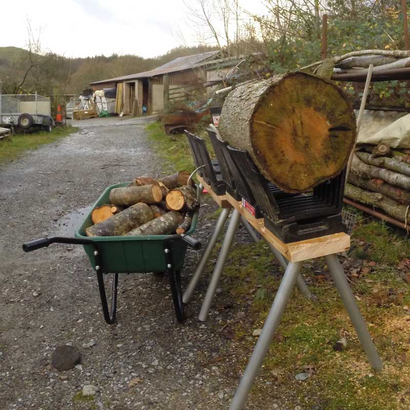 Just how big a log can you put in a log sawhorse